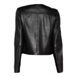 Womens Scallop Edge Black Jacket