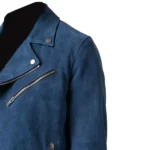 Men's Biker Blue Jacket