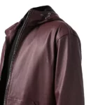 Men Zip Up Hooded Jacket